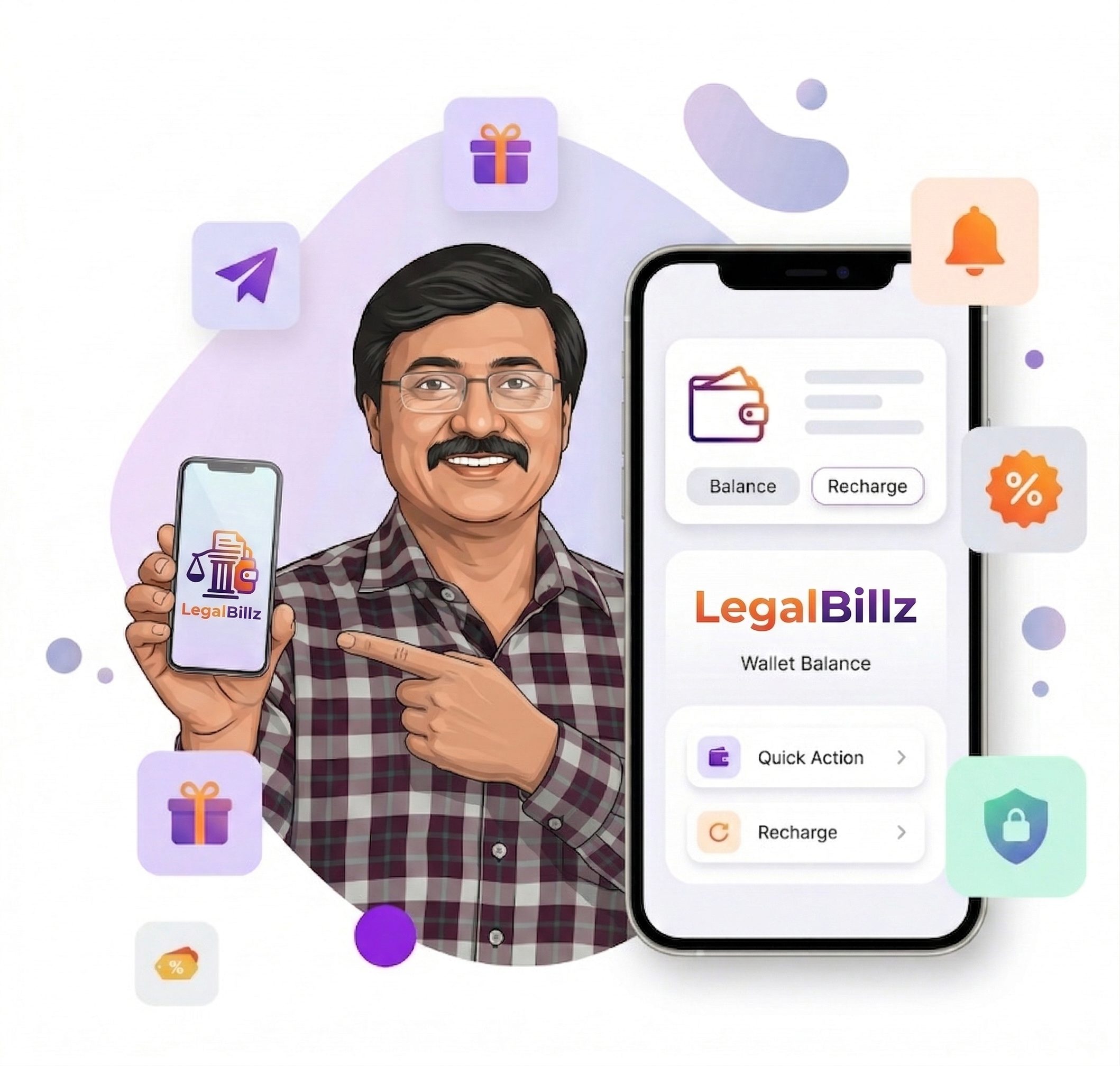 LegalBillz app preview